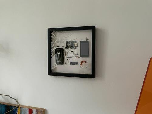 Xreart iPhone 3GS Teardown Framed, Best Geek Gift for Him