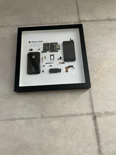 Xreart iPhone 3GS Teardown Framed, Best Geek Gift for Him