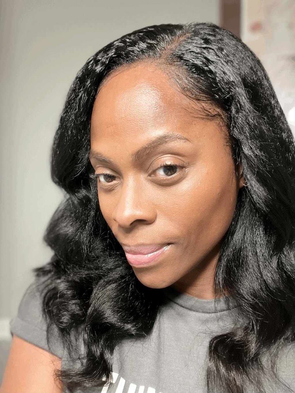 Kinky Straight Human Hair 13x6 Lace Front Wig *NEW* CLEAR HD LACE & CL