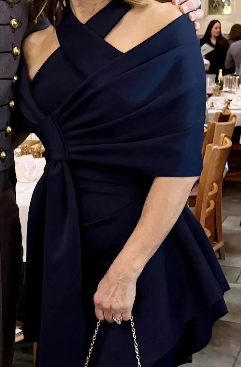 "Carol" Techno Scuba Pull Through Shawl Wrap