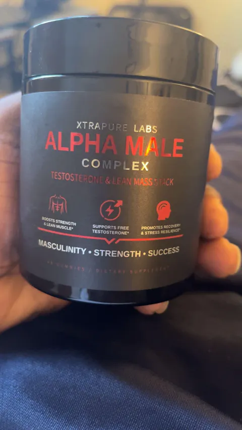 Alpha Male Complex – Gummies/Capsules | Clinically Dosed Testosterone & Lean Mass Stack | Tongkat Ali, Shilajit, Turkesterone & More