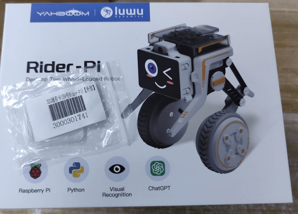 Rider-Pi Two Wheel-legged Robot Car Kit (Raspberry Pi CM4 core module)
