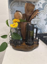 2 in 1 Oil Sprayer Bottle Dispenser, 16oz Glass Olive Oil Sprayer, Cooking Oil Sprayer Bottle for Kitchen Salad, Grill, BBQ, Dark Green (Sticker Included)