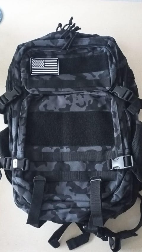 Morral Táctico Black Grey Camuflado 45 Litros