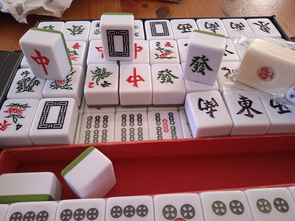 Professional Chinese Mahjong Game Set, 