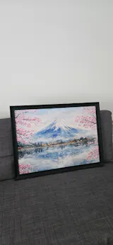 Il Respiro del Monte Fuji Premium Matte Paper Poster