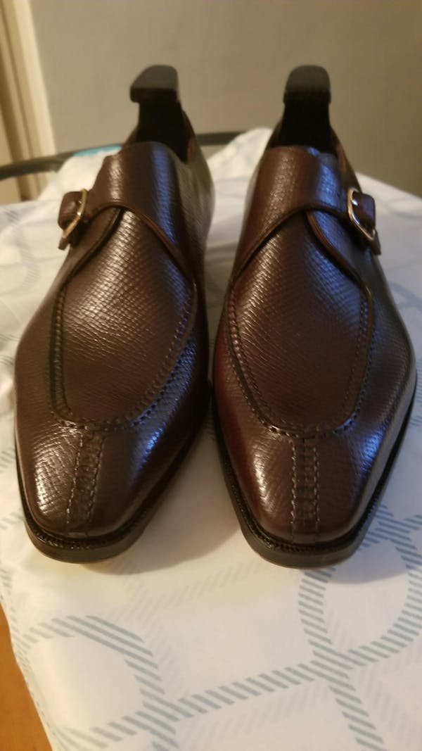 Ardmore Split-Toe Single Monk Shoes