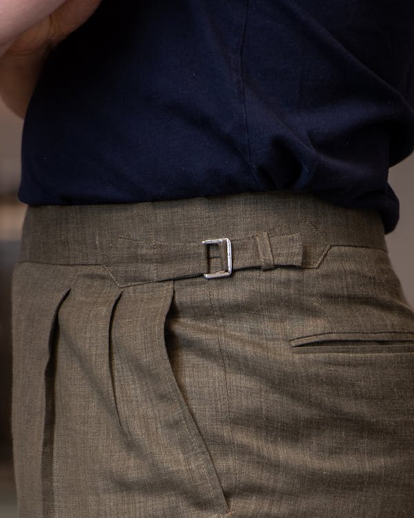 Lanitex Easy Care Melange Linen trousers