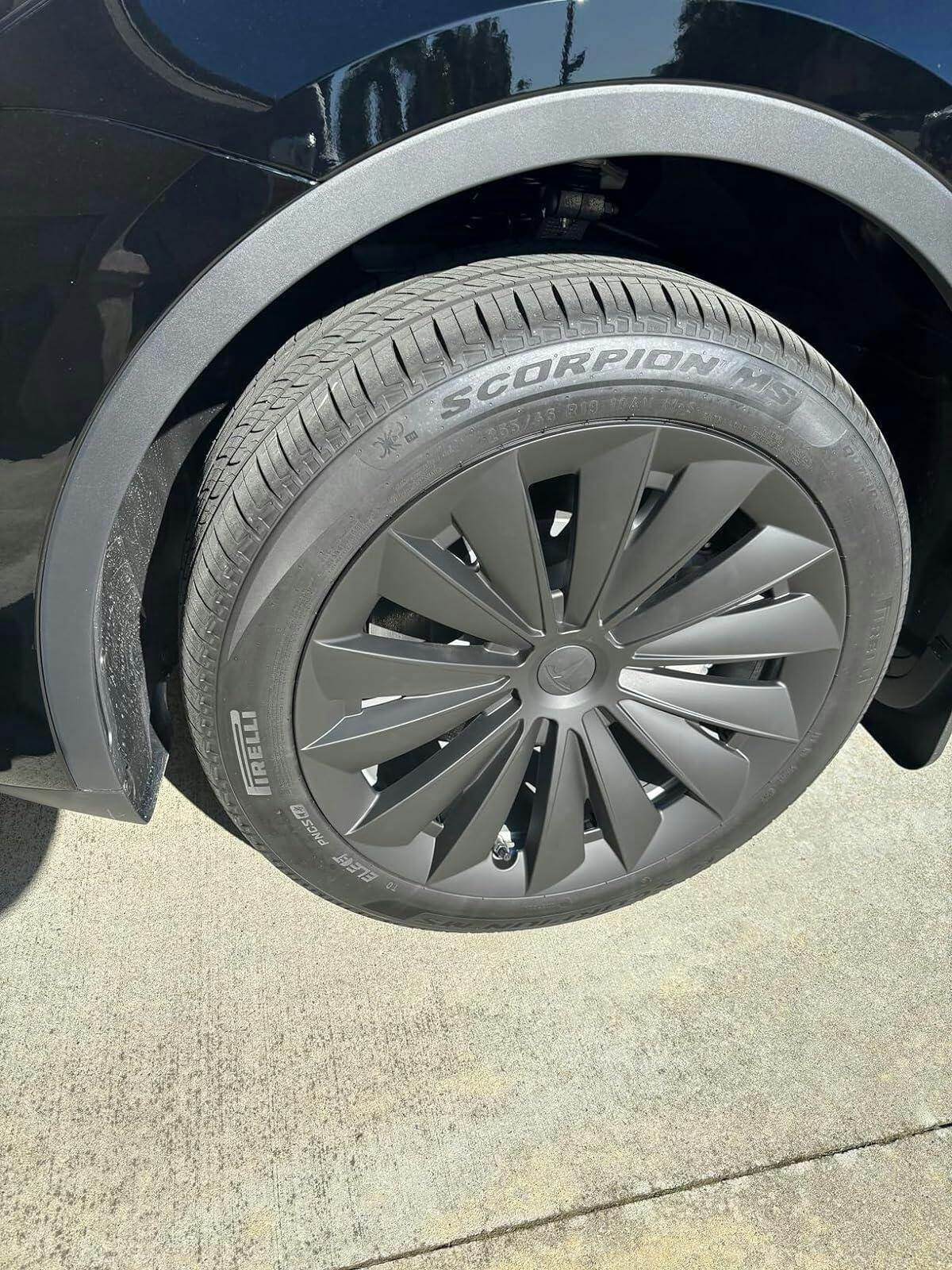 Tesla Model Y Wheel Covers Replacement for 19 Inch Gemini Hubcaps