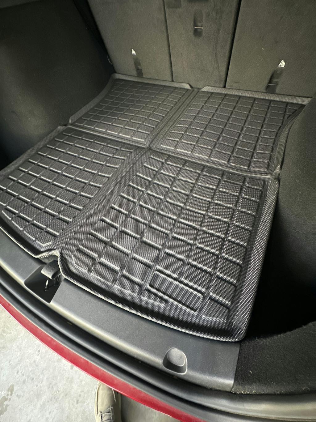 Tesla Model Y All-Weather Cargo Mats - Complete Set for Front, Rear, and Sub-Trunk