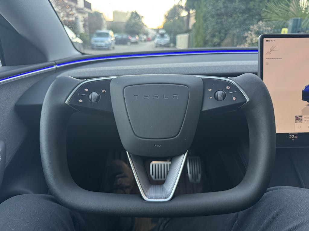 Tesla Model 3 Highland Yoke Steering Wheel (2024+) | Premium Heated Upgrade