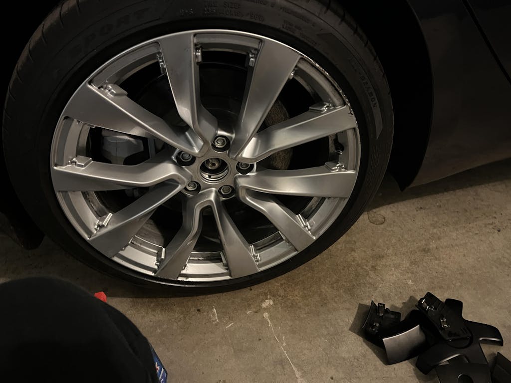 1 Pcs Wheel Cover for Tesla New 2024 Model 3 Highland 19‘’ Nova Wheels (One Piece Replacement)