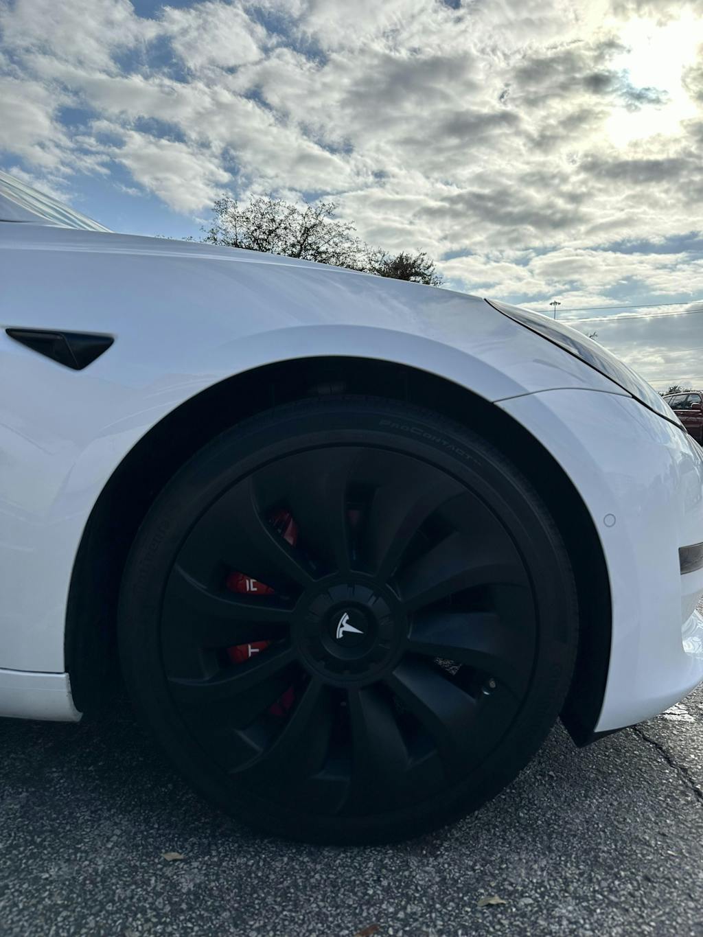 1 Pcs of Uberturbine Wheel Covers For Tesla Model 3 19'' Sport Wheels (2017-2023)