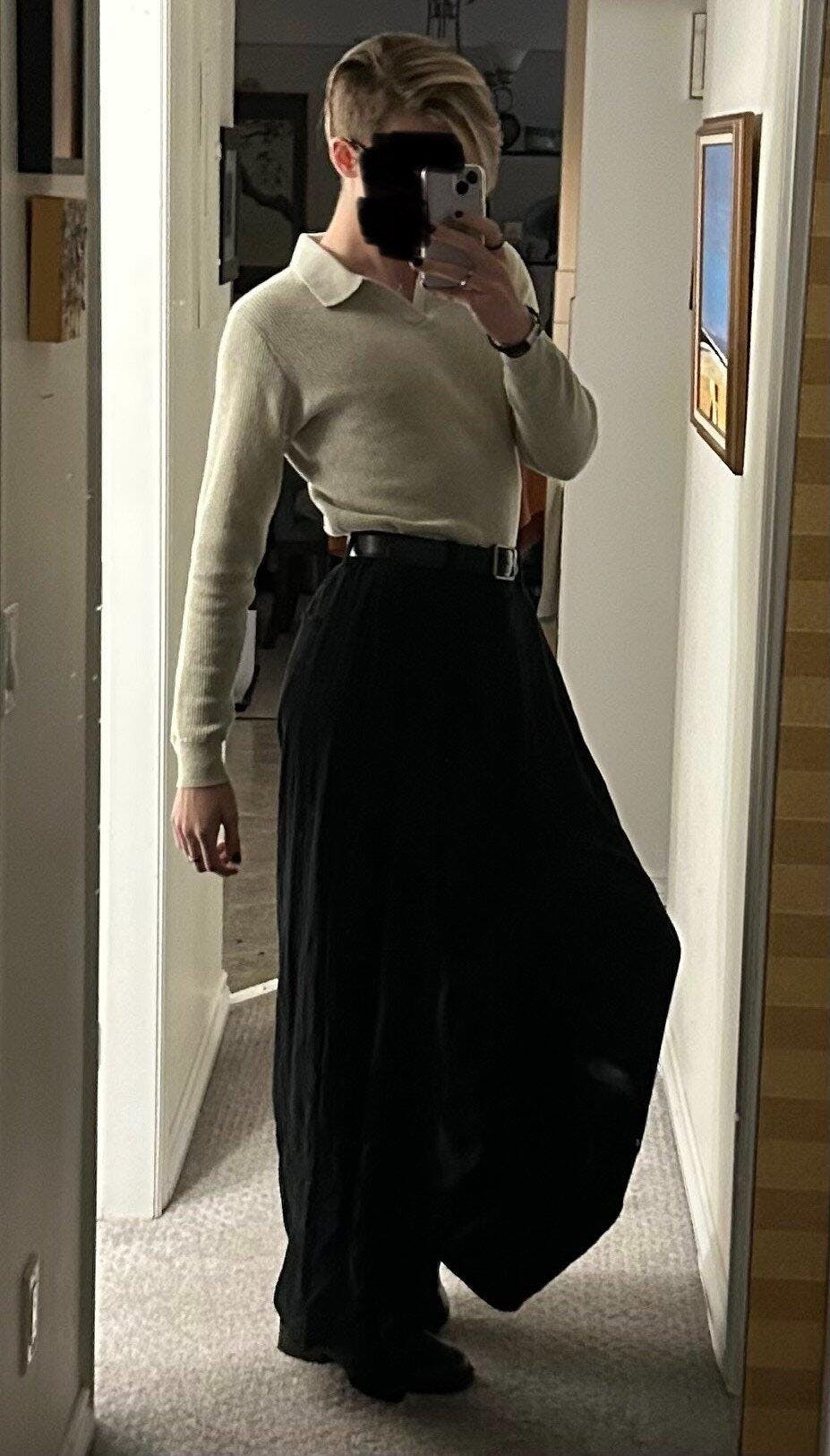 Draped Pleated Pants - YHONE