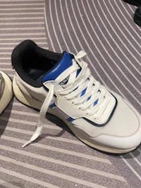 2pair 100%  cotton woven shoelace sneakers