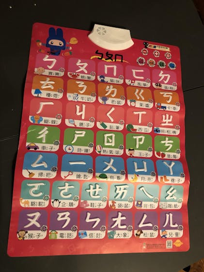 忍者兔3D立體觸控有聲學習掛圖：ㄅㄆㄇ| Yo! Baby shop – Yo! Baby Shop