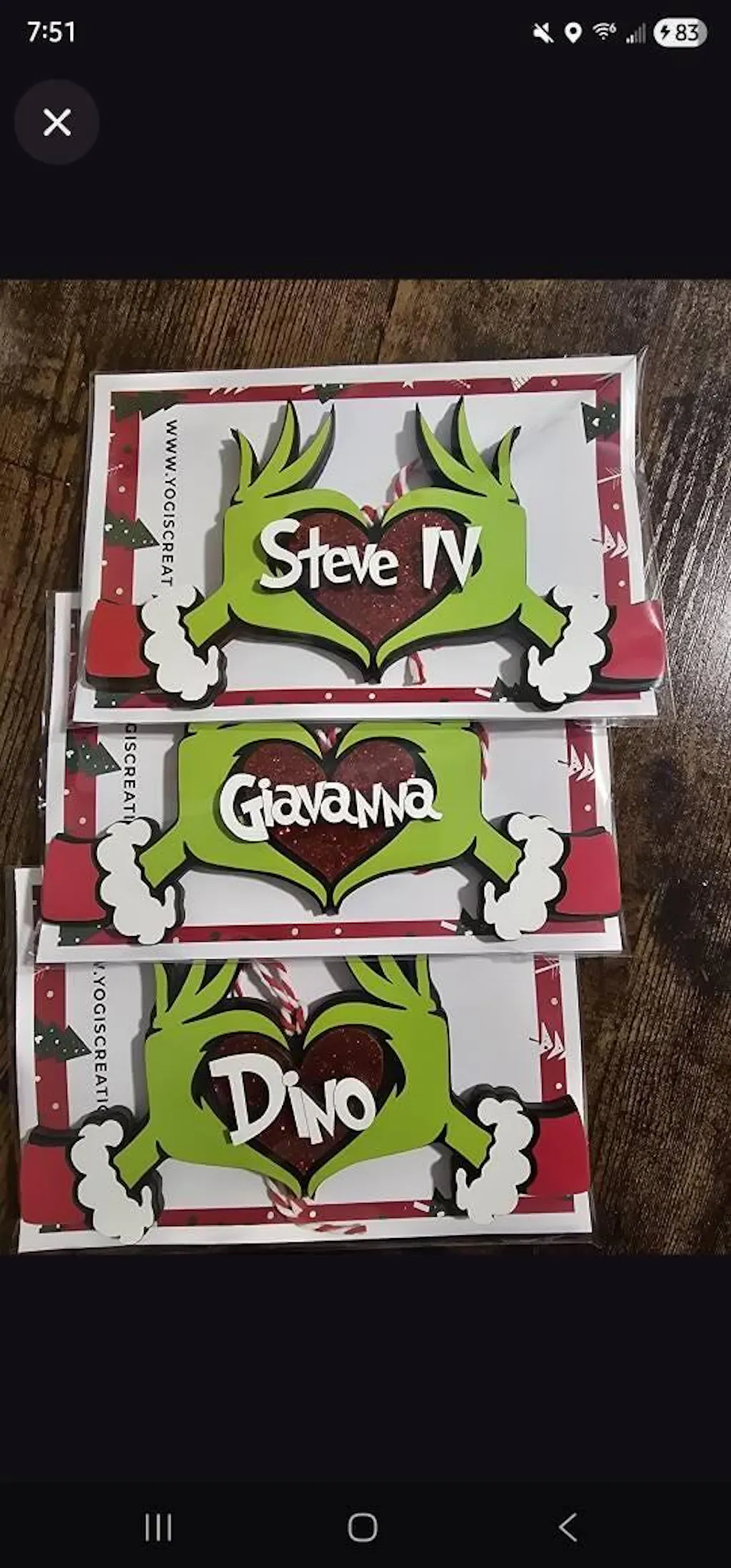 Personalized Grinch Ornament – Customizable Whoville Christmas Decor for Gifts & Tree Trimming