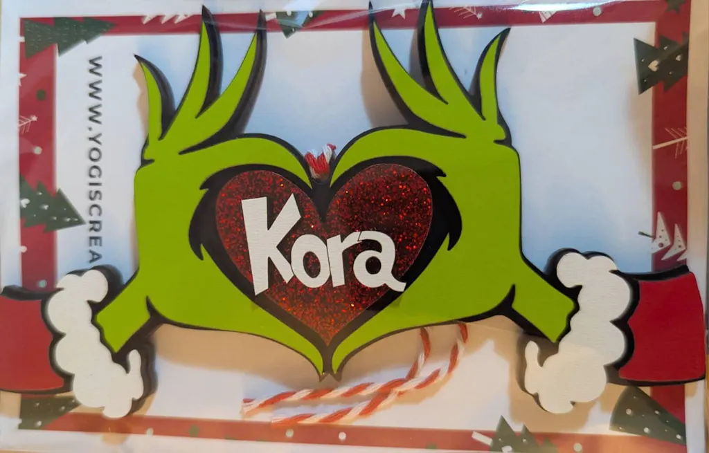 Personalized Grinch Ornament – Customizable Whoville Christmas Decor for Gifts & Tree Trimming