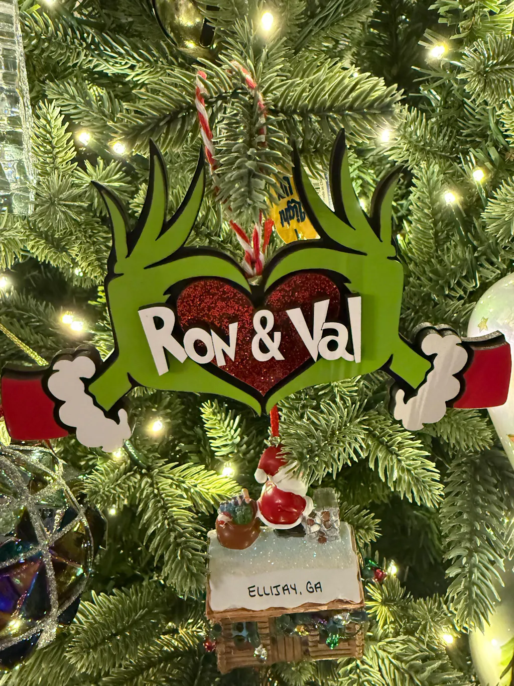 Personalized Grinch Ornament – Customizable Whoville Christmas Decor for Gifts & Tree Trimming