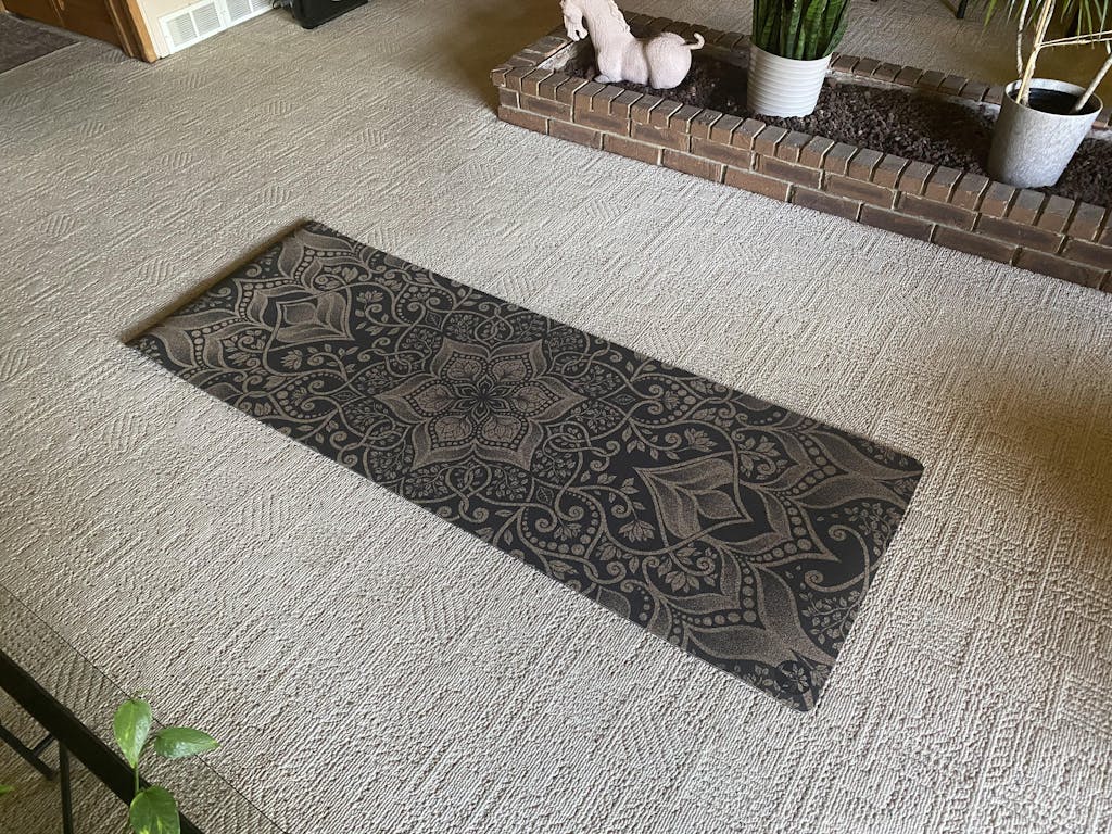 Unity Natural Cork Mat Flight Home Artist Design Yoloha Yoga