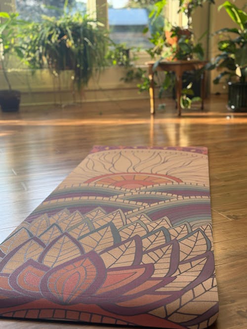 Mountain Magic Aura Cork Yoga Mat