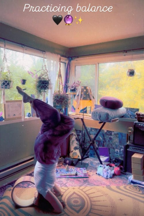 Swirly Flow Original Cork Yoga Mat