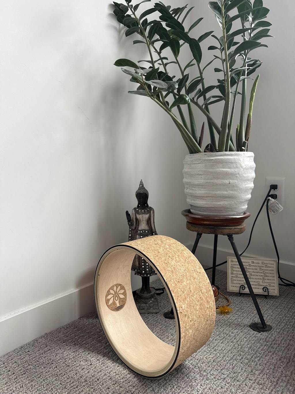 Cork Yoga Wheel