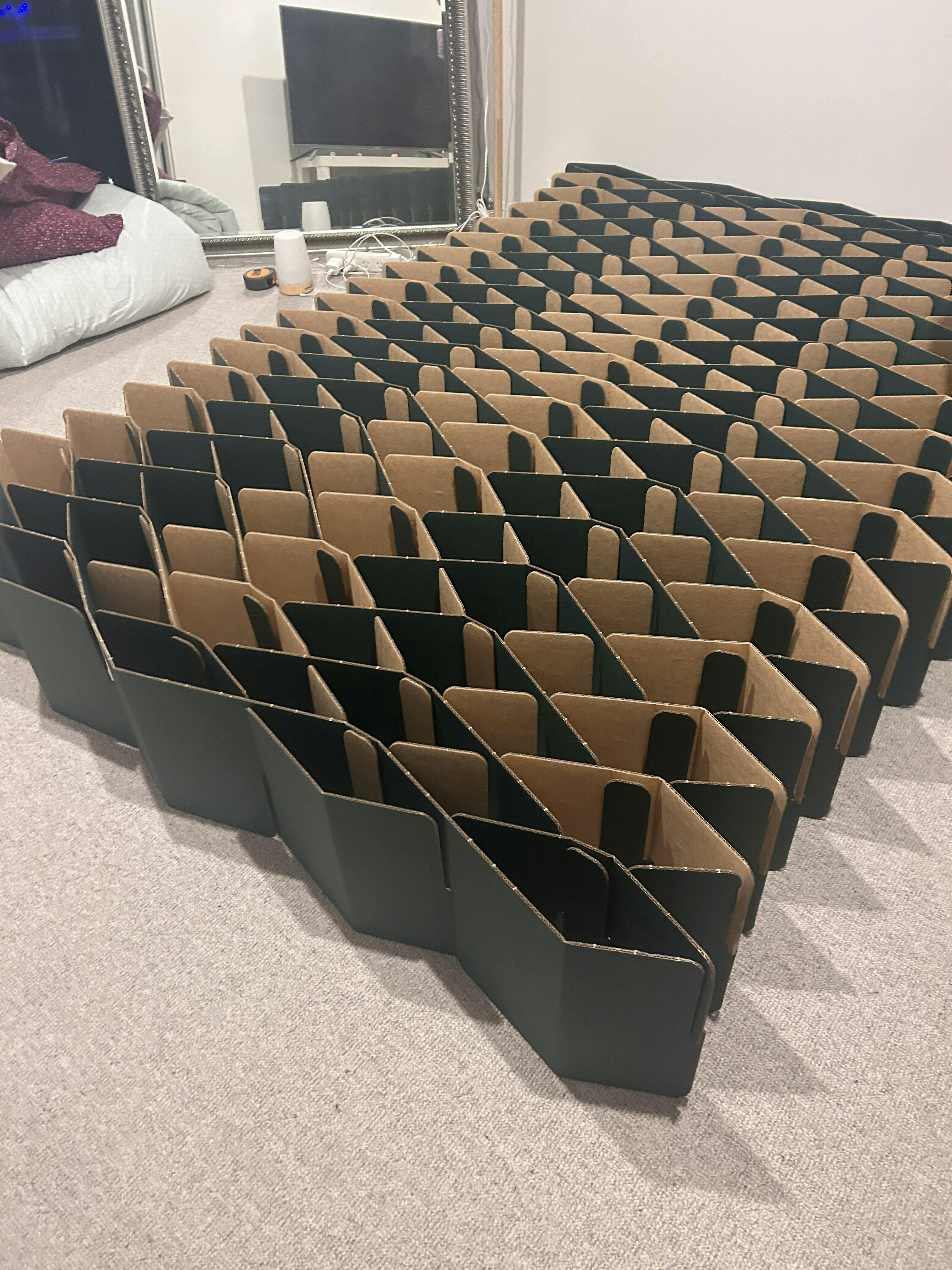 Yona Cardboard Bed Fast & Free Shipping Simple & Sustainable Single