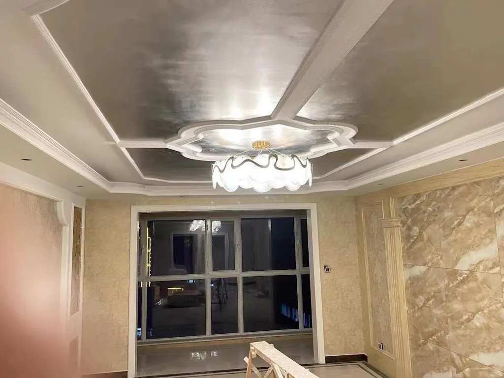 Pretty Smoky Gray Glass Chandelier for Dining Room & Living Room