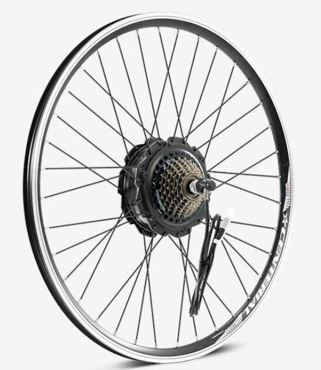 E-Bike Conversion Kit 36V 350W 27.5" Rear Motor Kit for Freewheel with 36V 13Ah Battery and Charger