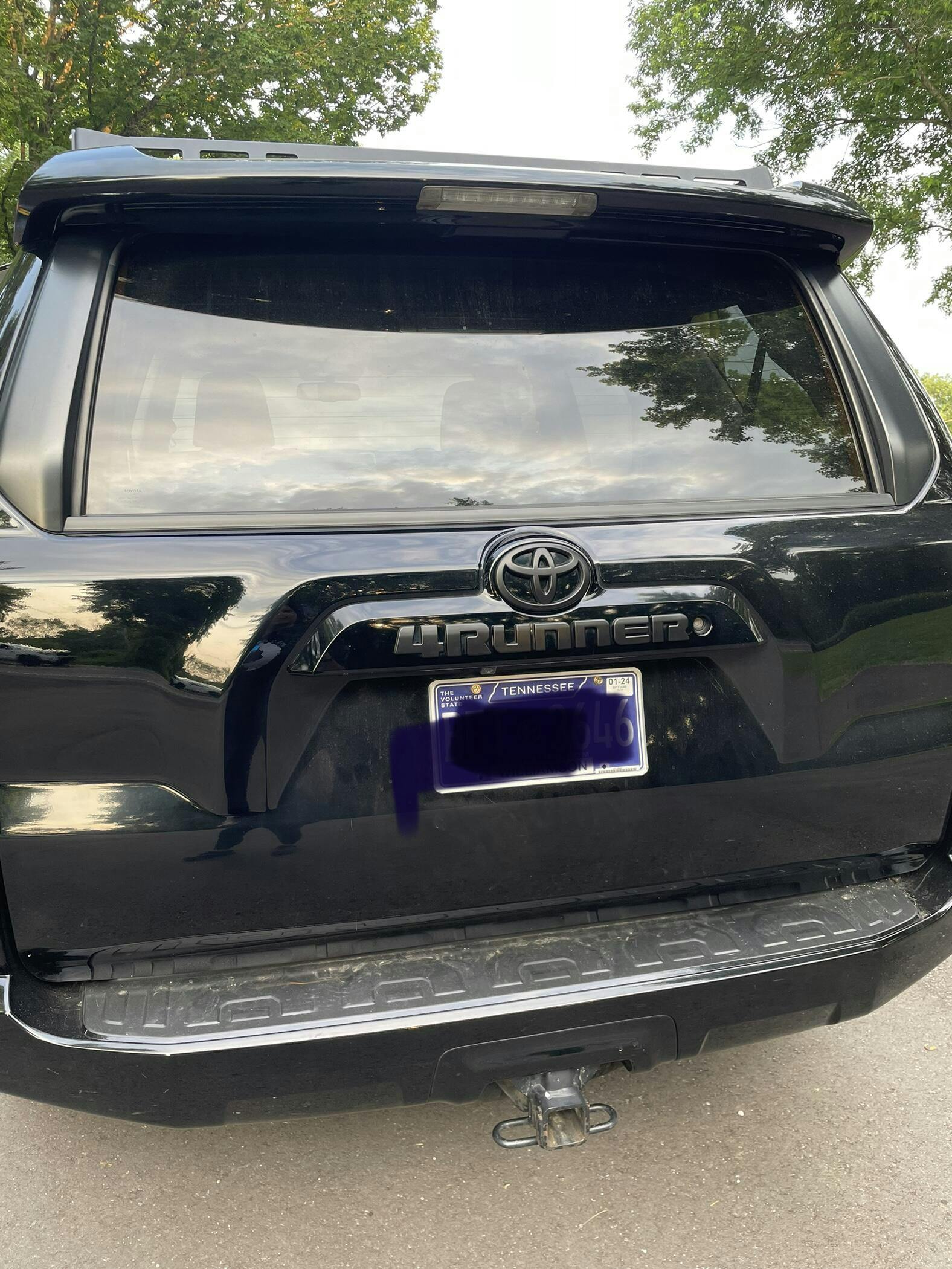 Yota X Toyota 4Runner Black Out Emblem Overlay Kit