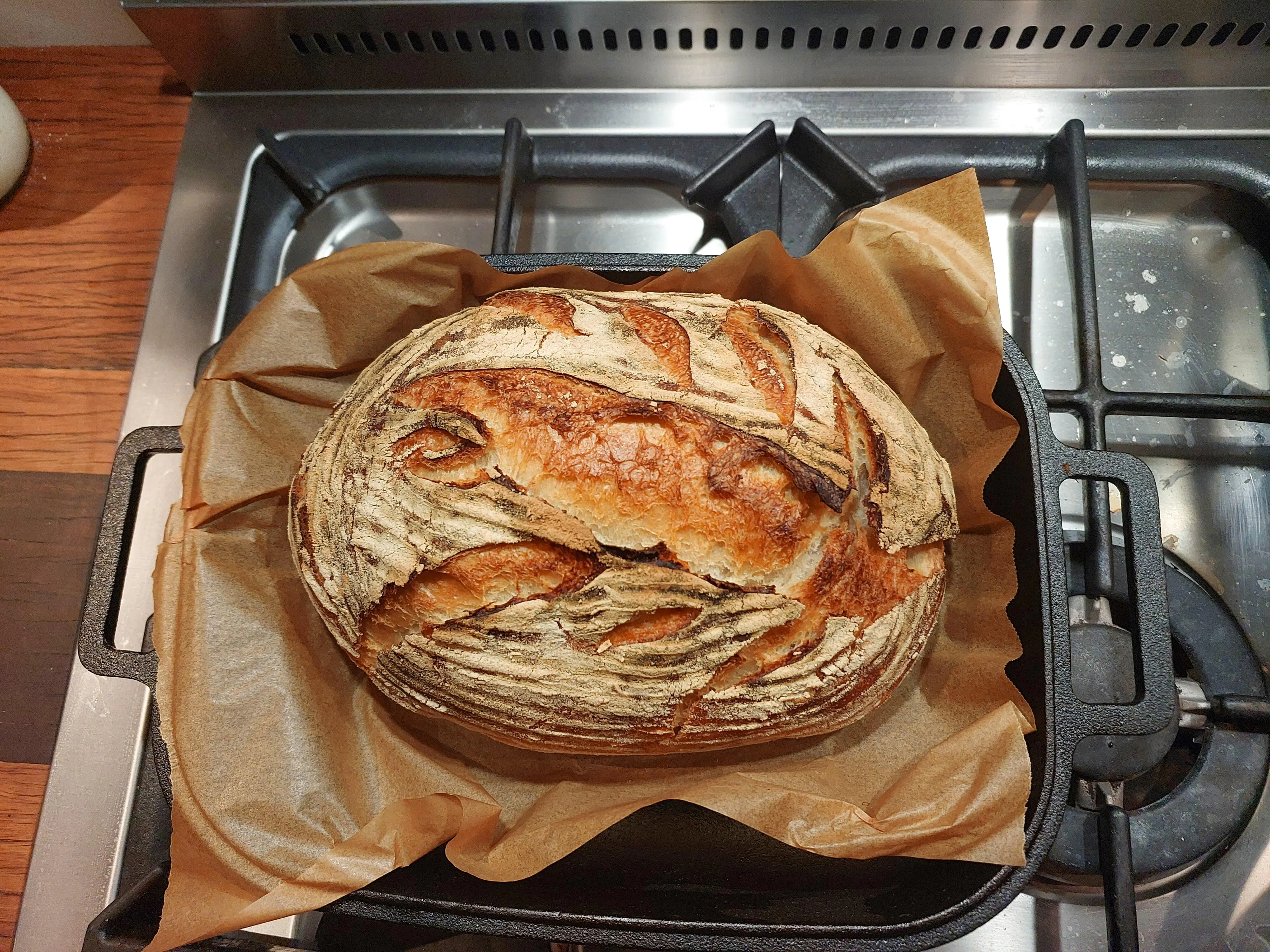 24cm Stainless Steel Mixing Bowl & Lid You Knead Sourdough