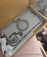 Galaxy S25 Ultra Kılıf M-safe Şarj Özellikli 360° Standlı Basit Mat Deri Desenli Youngkit Tech Leather Serisi Kapak