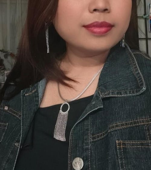 Halskette mit Fransen-anhänger - Sterling Silber