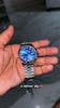 Rolexx Date Just Blue & Silver