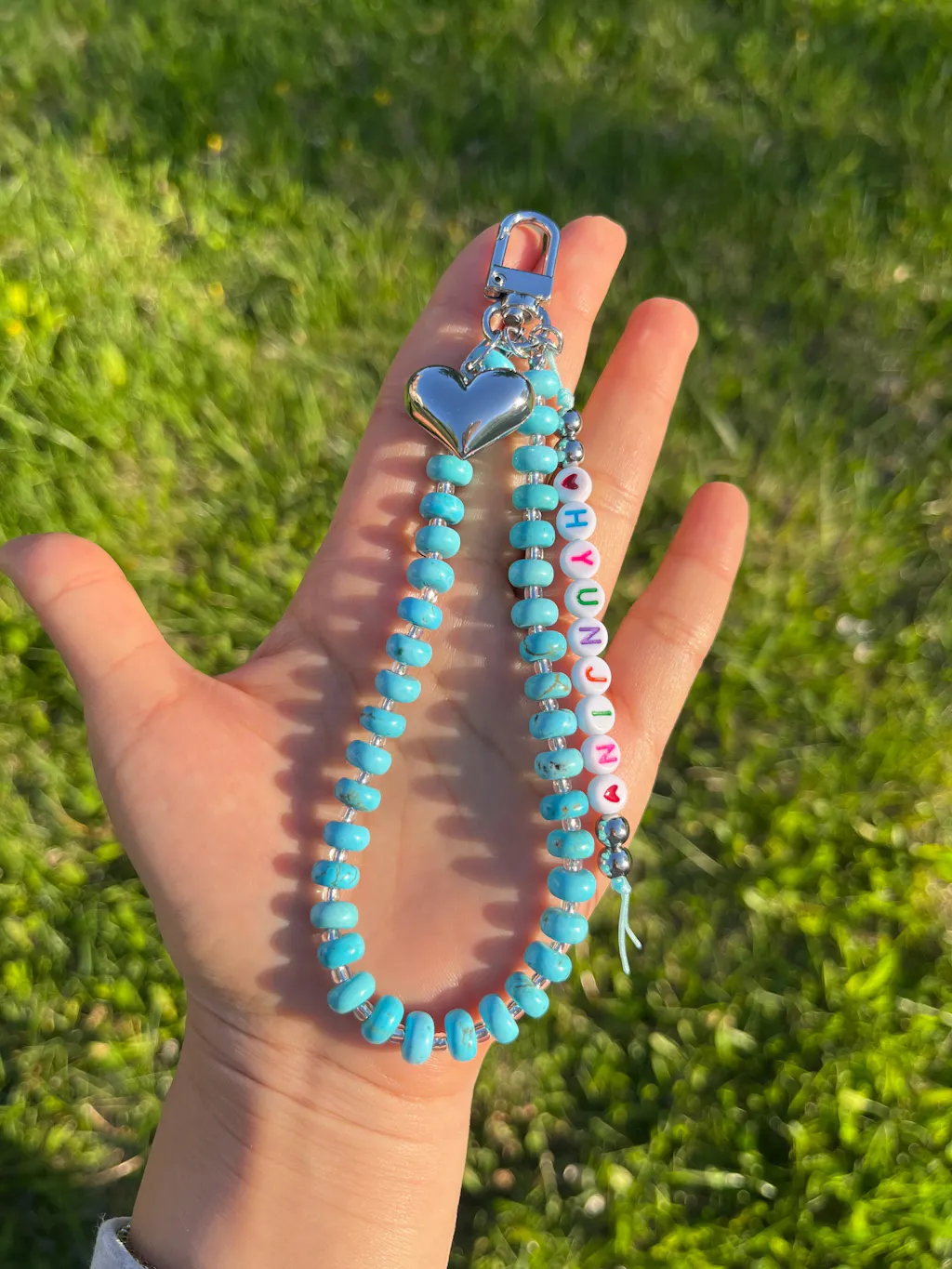 Round Heart Beads