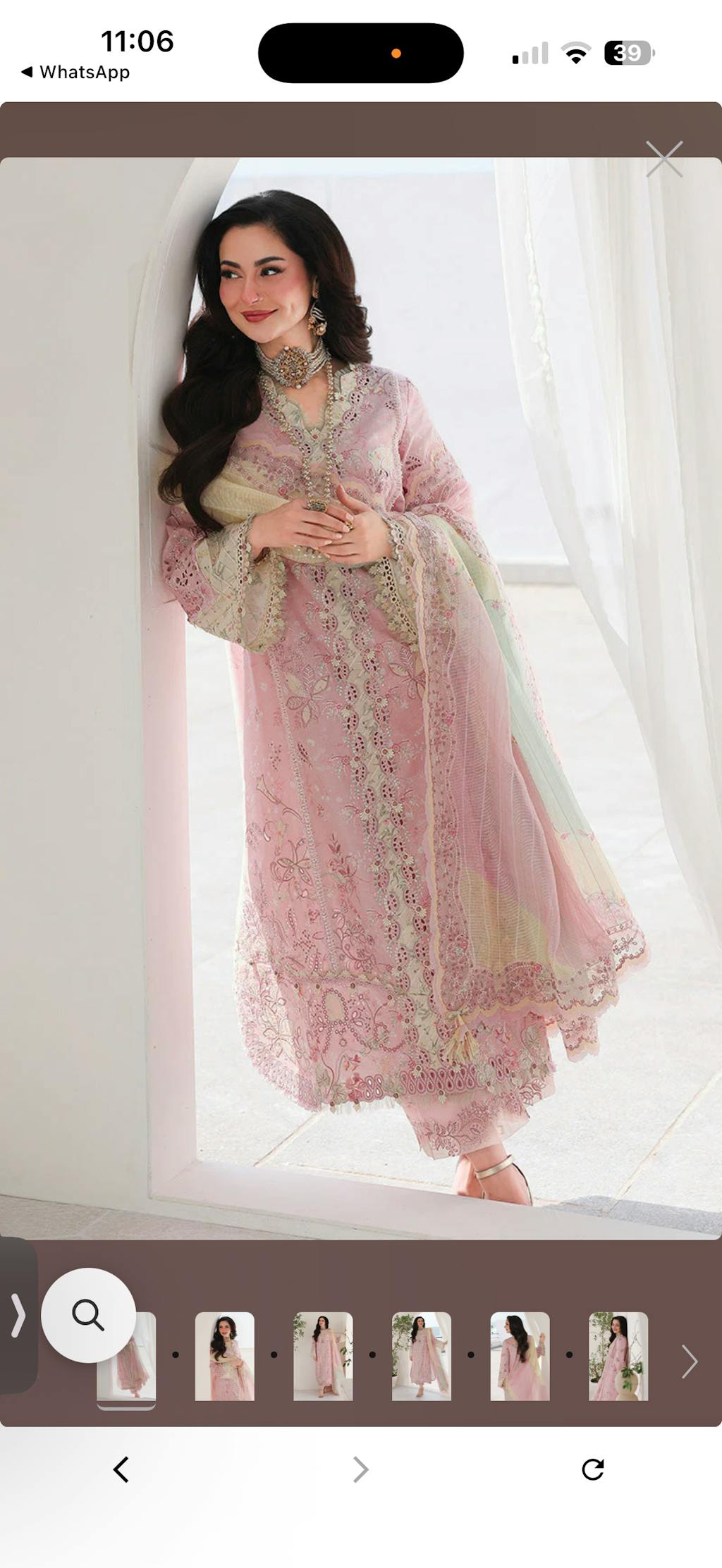 Qalamkar Sahil Luxury Lawn – SA-09 HANIYA
