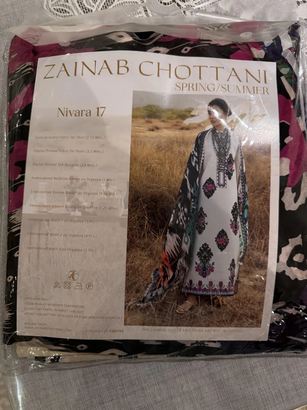 Zainab Chottani Luxury Lawn Eid Edit – Nivara 17