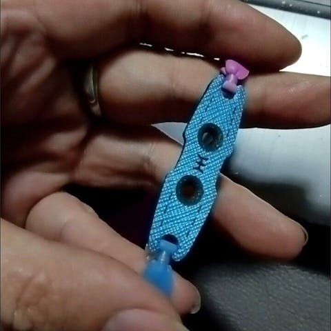 Blue Slingshot Pouch-C23