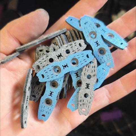 Blue Slingshot Pouch-C23