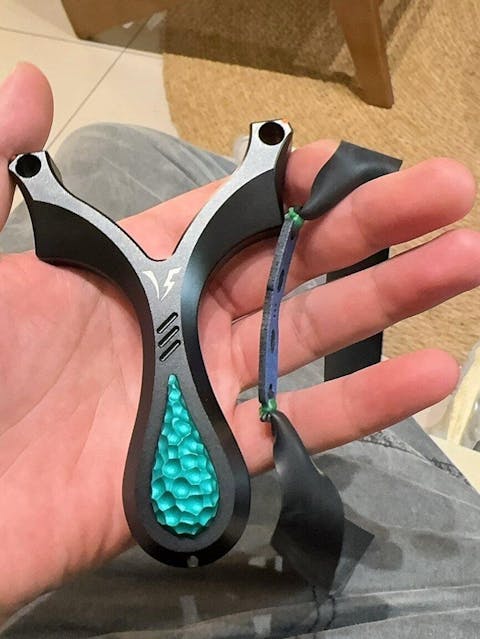 Blue Slingshot Pouch-C23