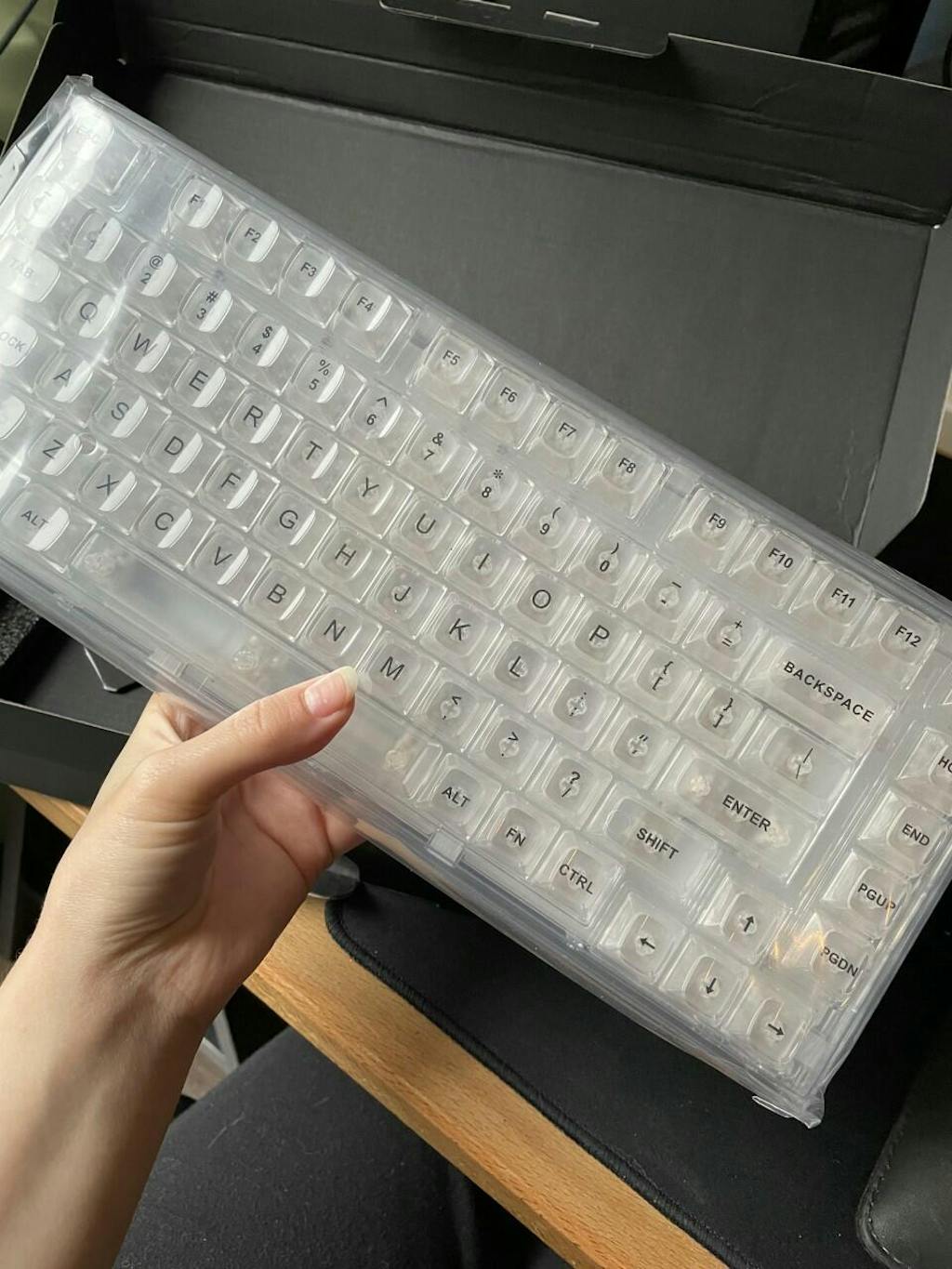 YUNZII X75 / X75 PRO Hot Swappable Gasket Transparent Mechanical Keybo