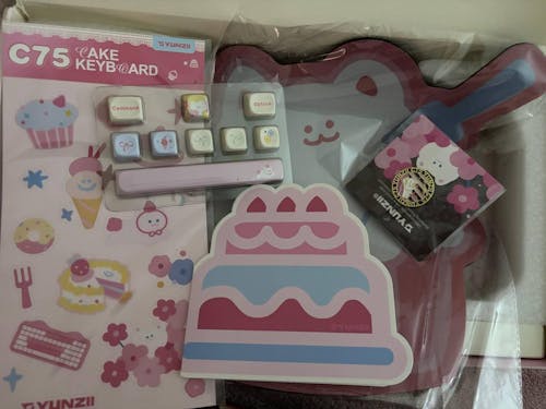 PRE-ORDER YUNZII C75 Cake Meow Wireless Mechanical Keyboard