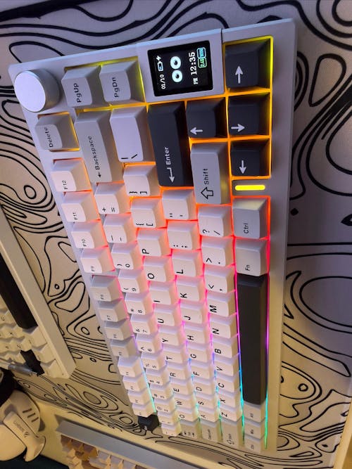 YUNZII AL80 QMK/VIA Aluminum LCD Mechanical Keyboard