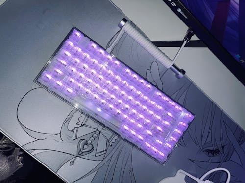 YUNZII X75 PRO 82 Key Wireless Hot Swappable Gasket Transparent Mechanical Keyboard