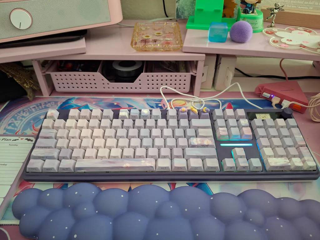 YUNZII Water Lily Cherry Profile Keycap Set