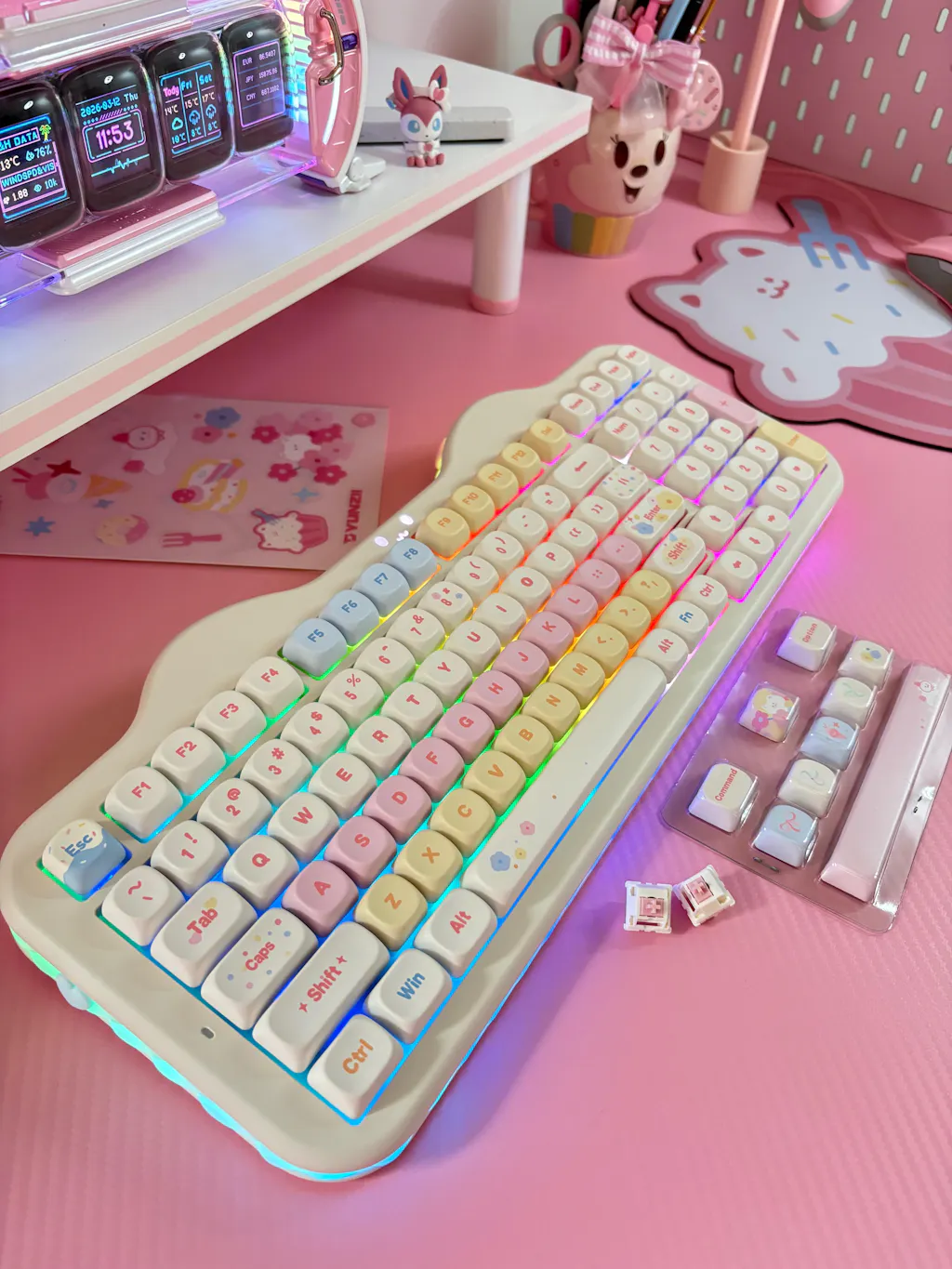 PRE-ORDER YUNZII C98 Cake Meow Wireless Mechanical Keyboard
