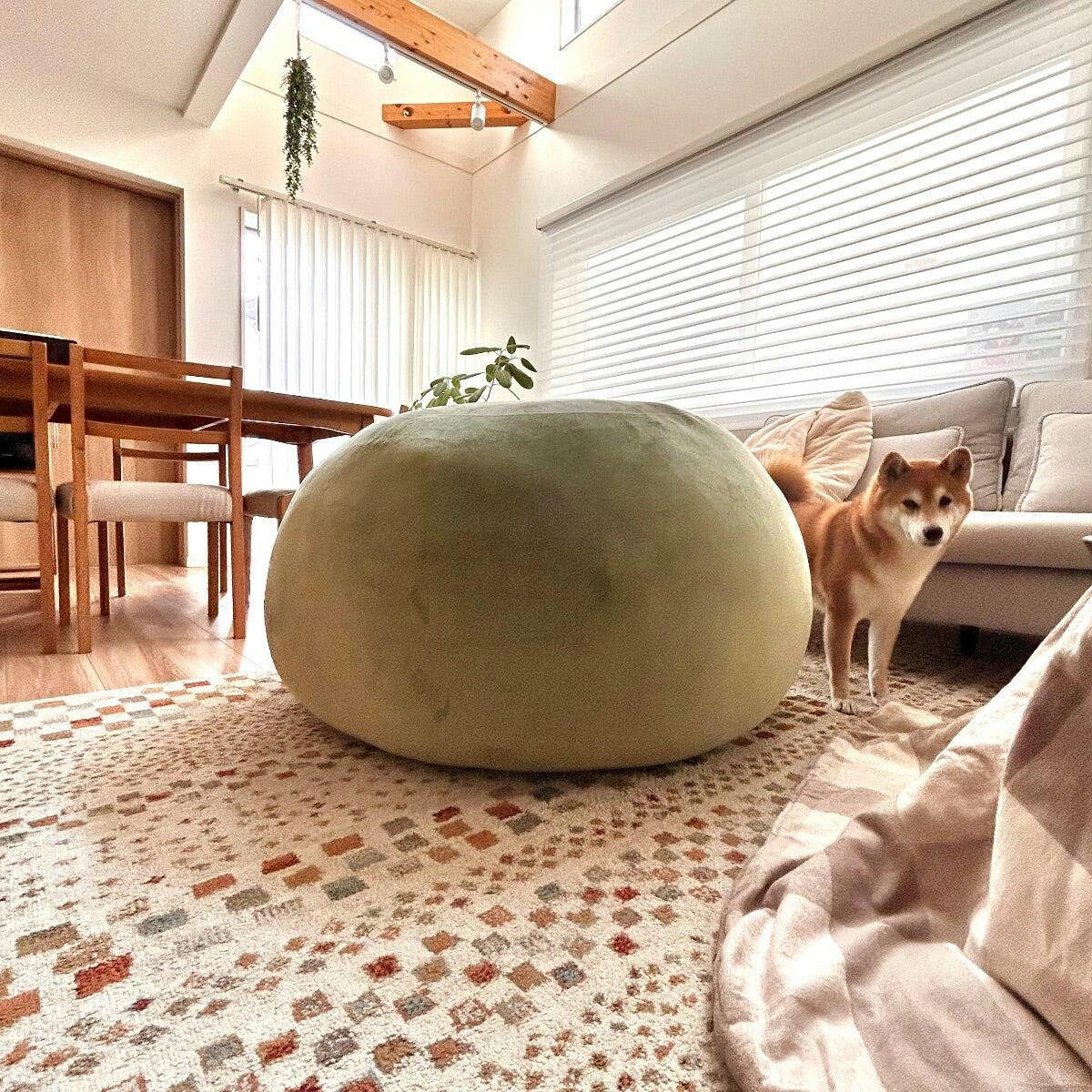 クッション ソファ　アイボリー　ゆるまる　椅子 YURUMARU CUSHION SOFA | YURUMARU
