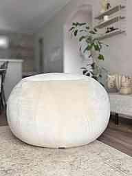クッション ソファ　アイボリー　ゆるまる　椅子 YURUMARU CUSHION SOFA | YURUMARU
