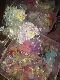 Acrylic Butterfly Beads